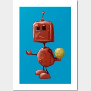 Little Red Robot Posters and Art